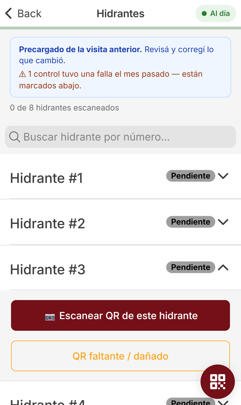 Un checklist que se acuerda del mes pasado — captura 1
